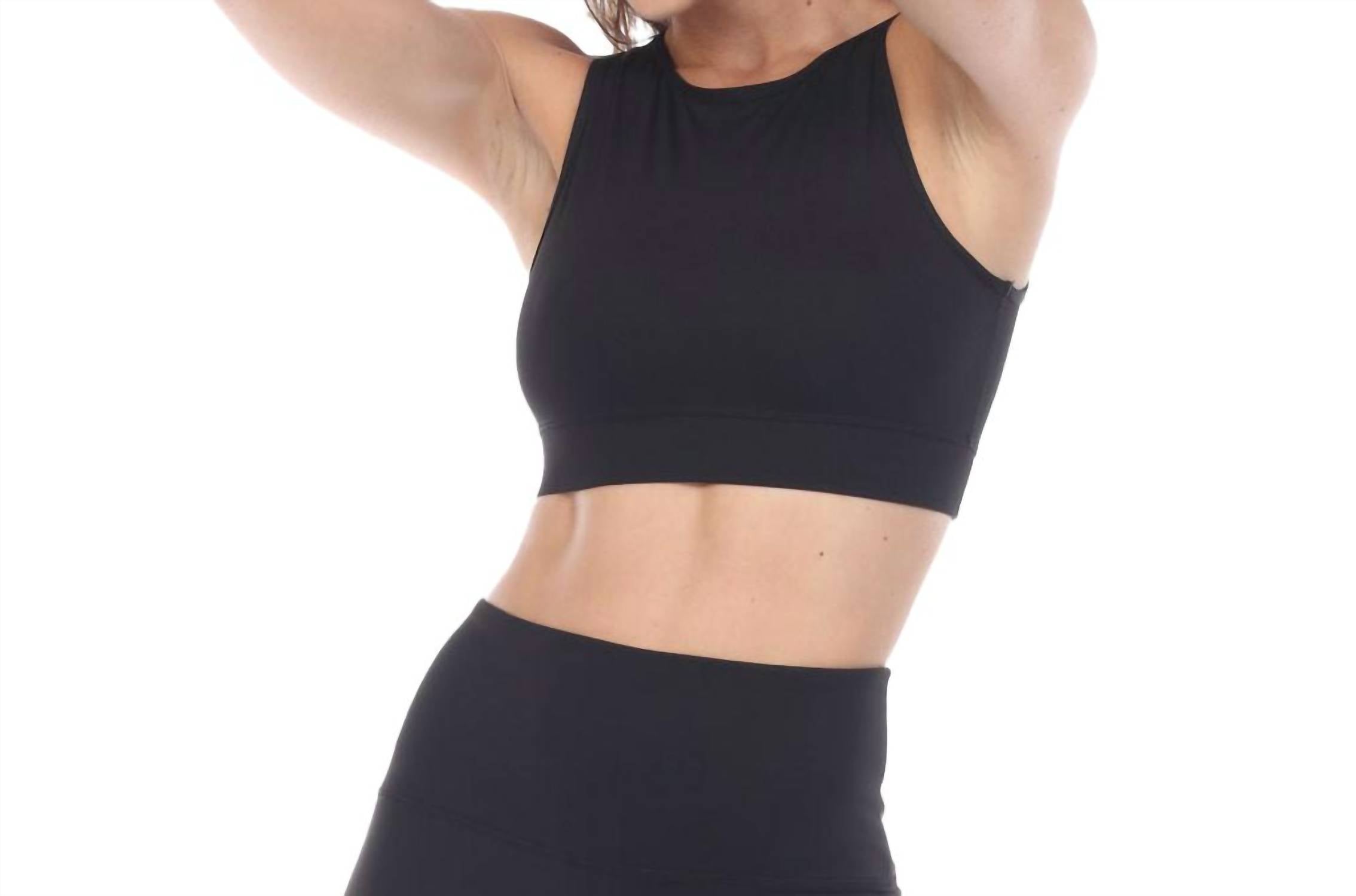 GOLDHAUS Elevate Sports Bra in black - women's intimate - view 4