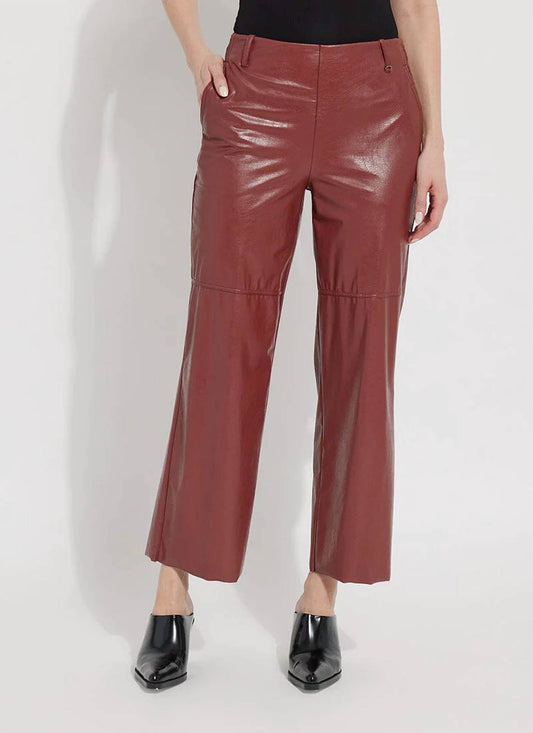 Aimee Vegan Leather Pant