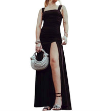 Art & Love Usa - Sleeveless Solid Ruched Maxi Dress