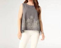 Coco + Carmen - Ava Floral Embroidery Tank Top