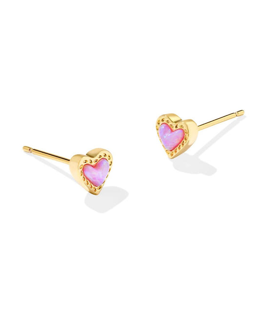 Kendra Scott - Women's Mini Ari Heart Stud Earrings