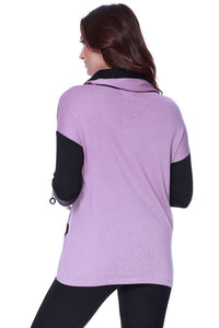 Hearts Pullover W/ Infinity Scarf
