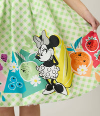 Unique Vintage - Mickey Fruit Salad Swing Dress