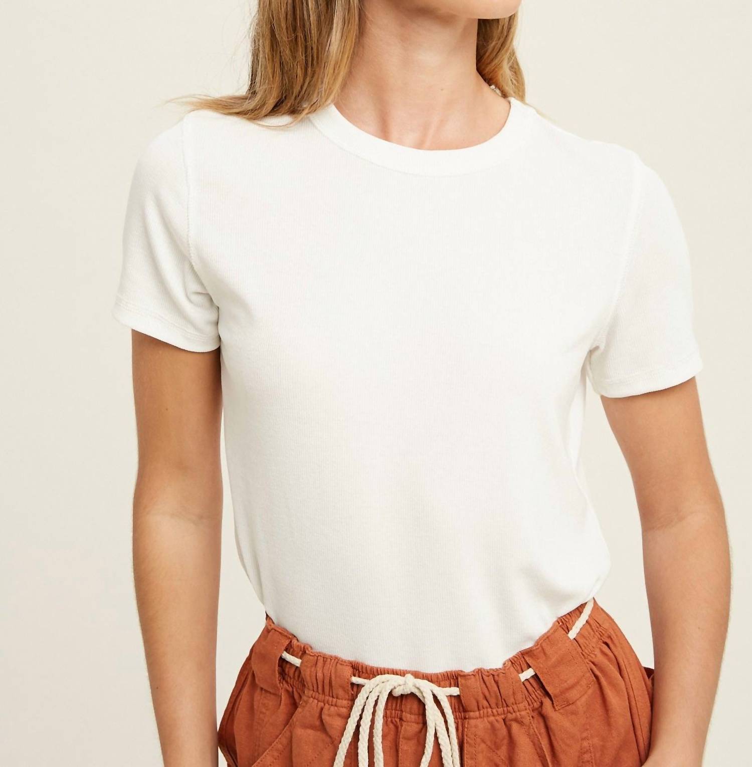Wishlist - Women's Ribbed Knit Basic Top