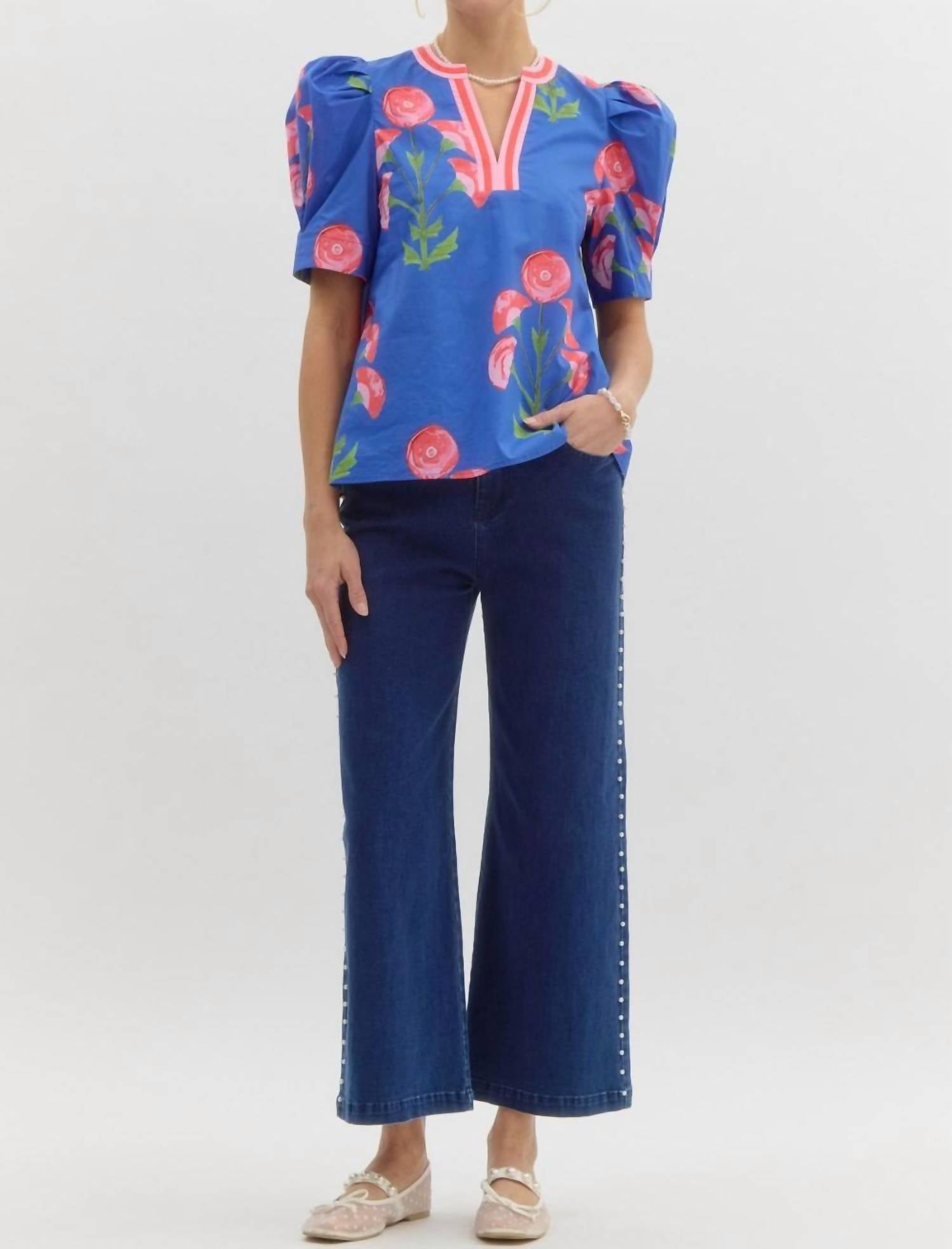 Entro - Little Miss Floral Top