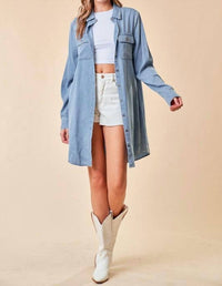 Doe And Rae - Midi Length Shirt Dress