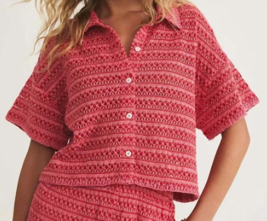 Z Supply - Monaco Crochet Button Up