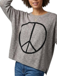 Stitchdrop - Peace Lightweight Slub Knit Sweater