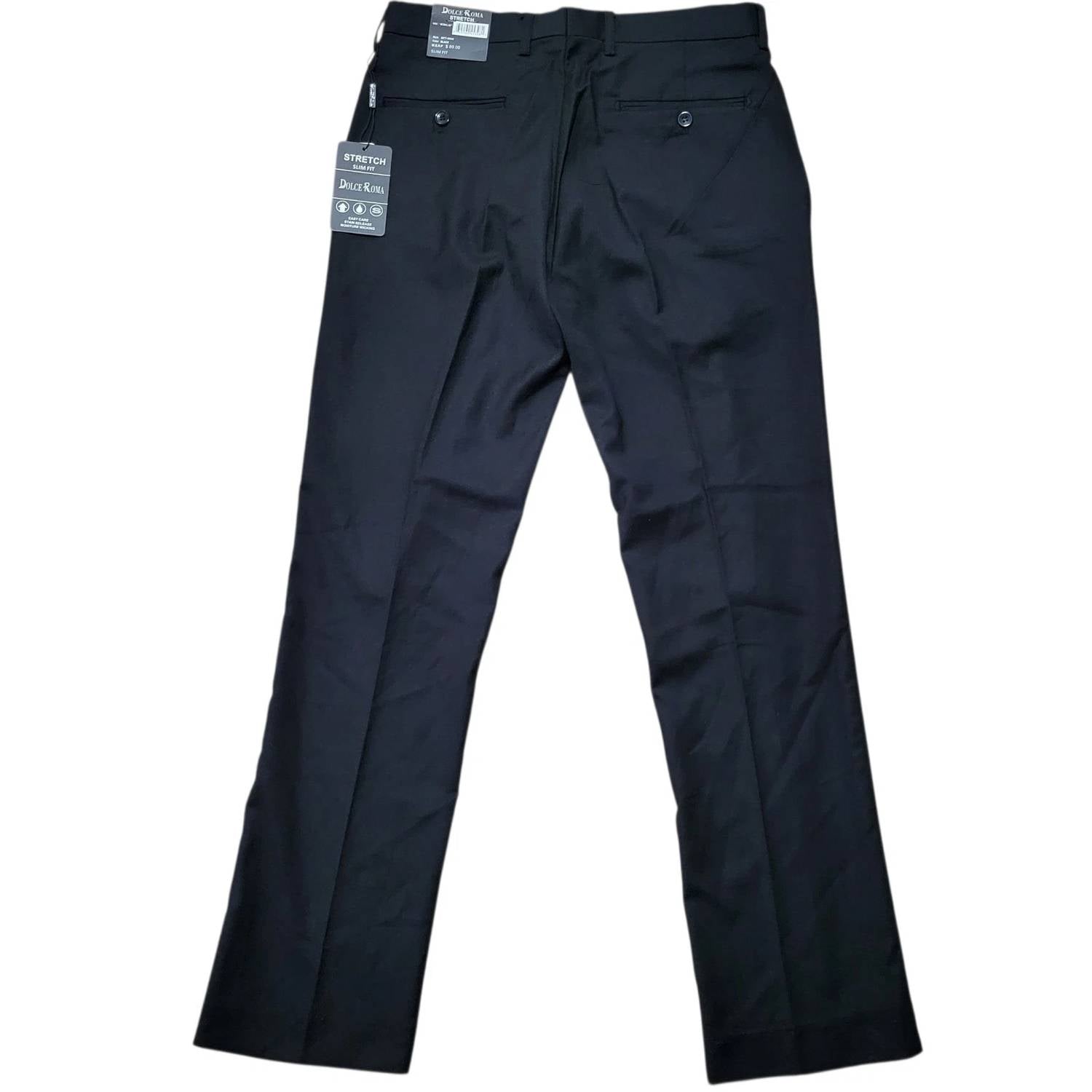 Dolce Roma - Men's Stretch Slim-fit Dress Pants