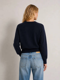 Allude - Long Sleeve Crew Neck Sweater