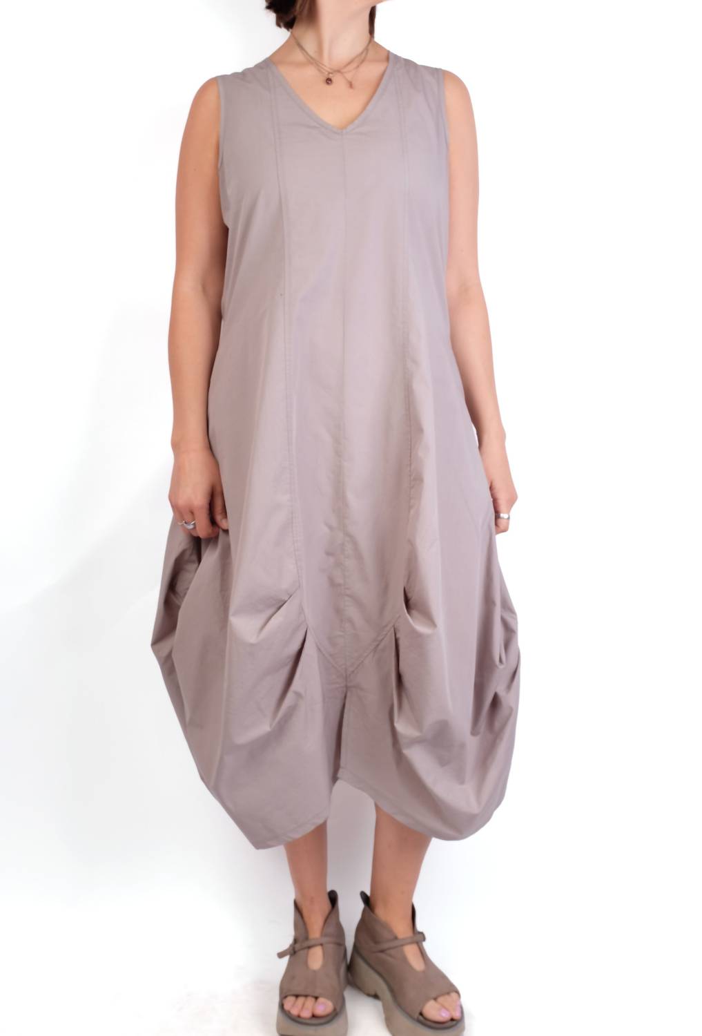 Luukaa - Sleeveless V-neck Dress