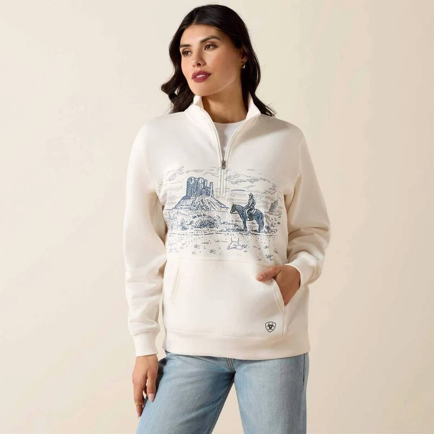 Ariat - Traveler Quarter Zip Sweatshirt