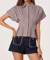 Astr - Beck Bleated Front Top