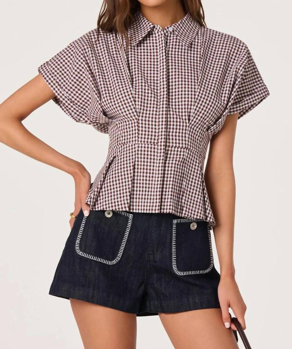 Astr - Beck Bleated Front Top