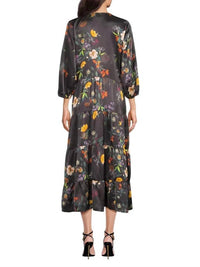 Johnny Was - BISHOP SLEEVE CHEVRON TIERED DRESS
