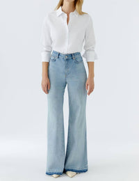 Oui - Wide-cut Flared Jeans