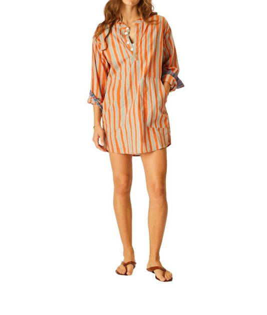 Natalie Martin - Cotton Stripe Apres Swim Top