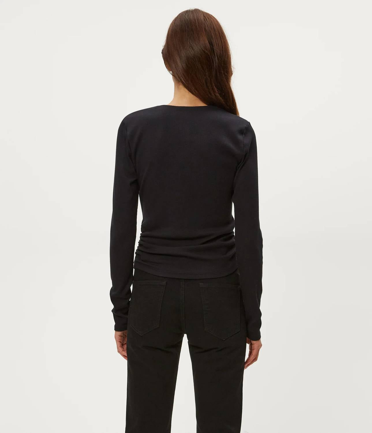 Michael Stars - Sarah Square Neck Long Sleeve Top