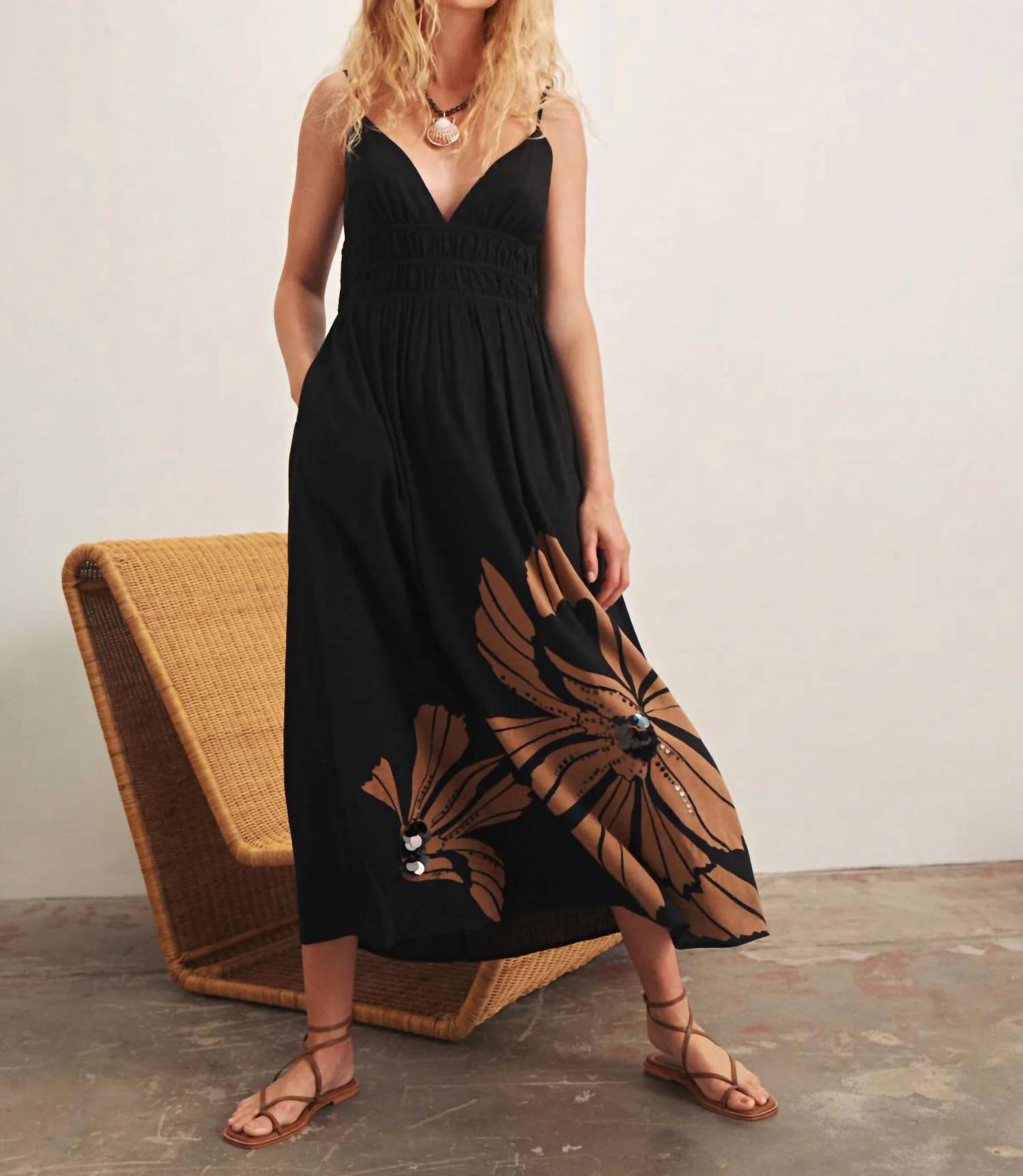 Sanctuary - Mira Embellished Volume Midi Dress