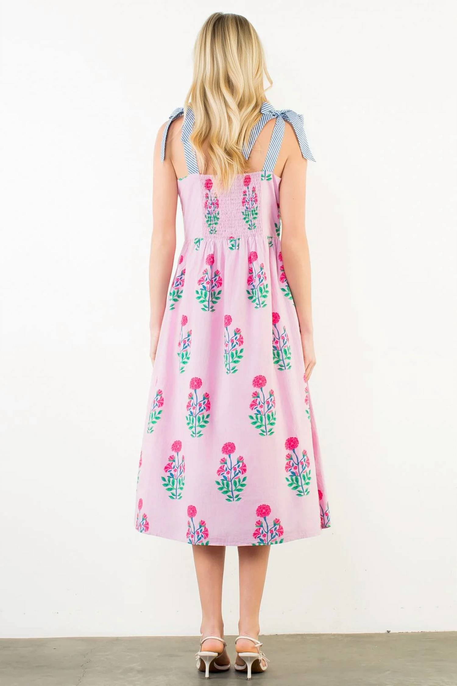 Thml - Tie Strap Midi Dress