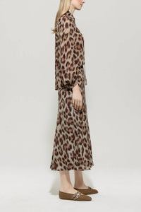 Luisa Cerano - Animal Print Blouse