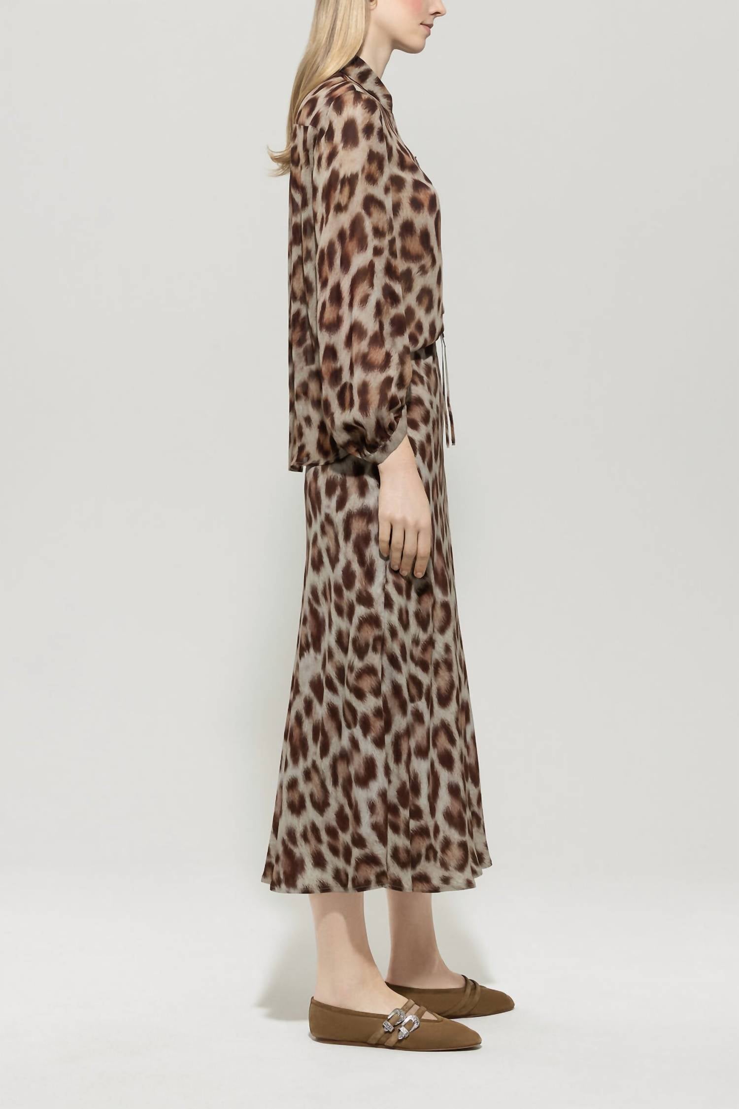 Luisa Cerano - Animal Print Blouse