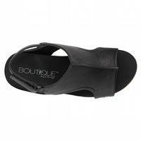 Corkys Footwear Women's Carley Sandals in black smooth - women's sandal - alternate view