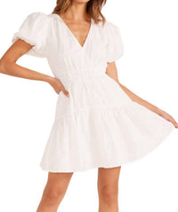 Minkpink - Neve Puff Sleeve Mini Dress