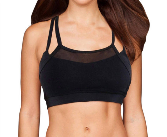 Tlf Apparel - Mesh Overlay Vice Low Impact Sports Bra