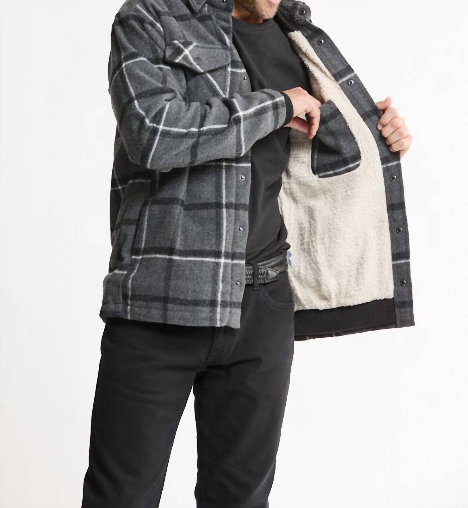 Jachs New York - Sherpa Lined Wool Blend Jacket