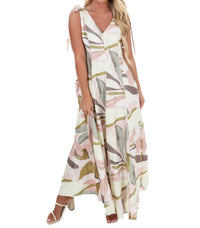 In February - Island Hour Tropical Maxi Dress