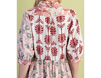 Style USA Susan Shirt Dress in pink mix - women's dress - view 6