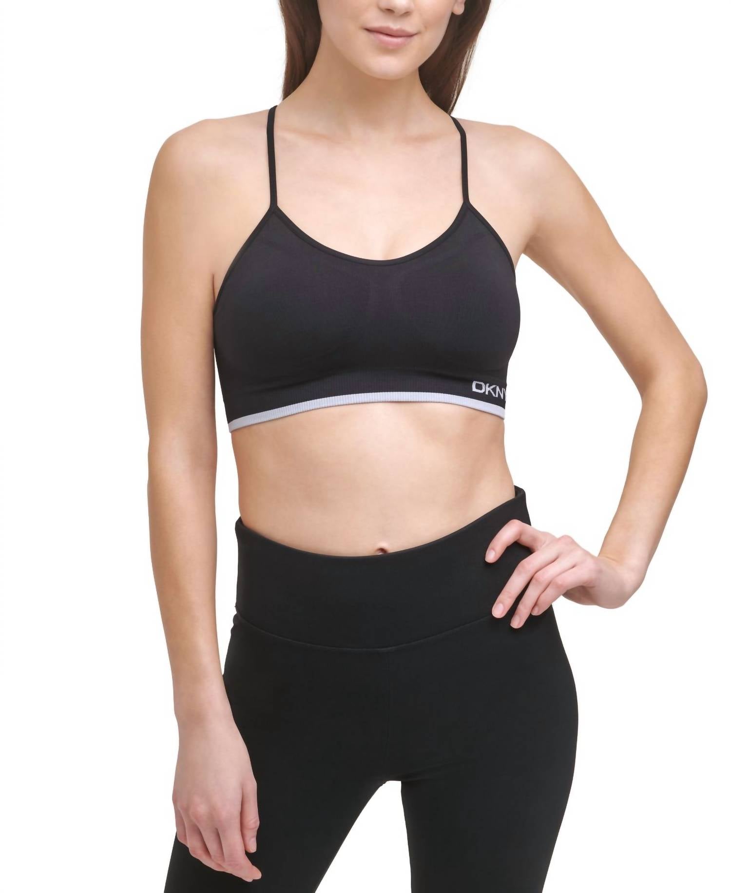 Dkny - Sport Strappy Seamless Sports Bralette