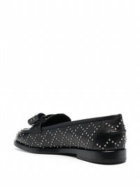 Salvatore Ferragamo Women's Viva Studded Loafers in black - women's flats - view 38