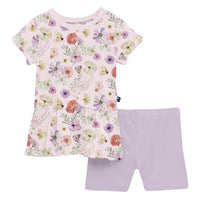 Kickee - Girl's Short Sleeve Playtime Outfit Set