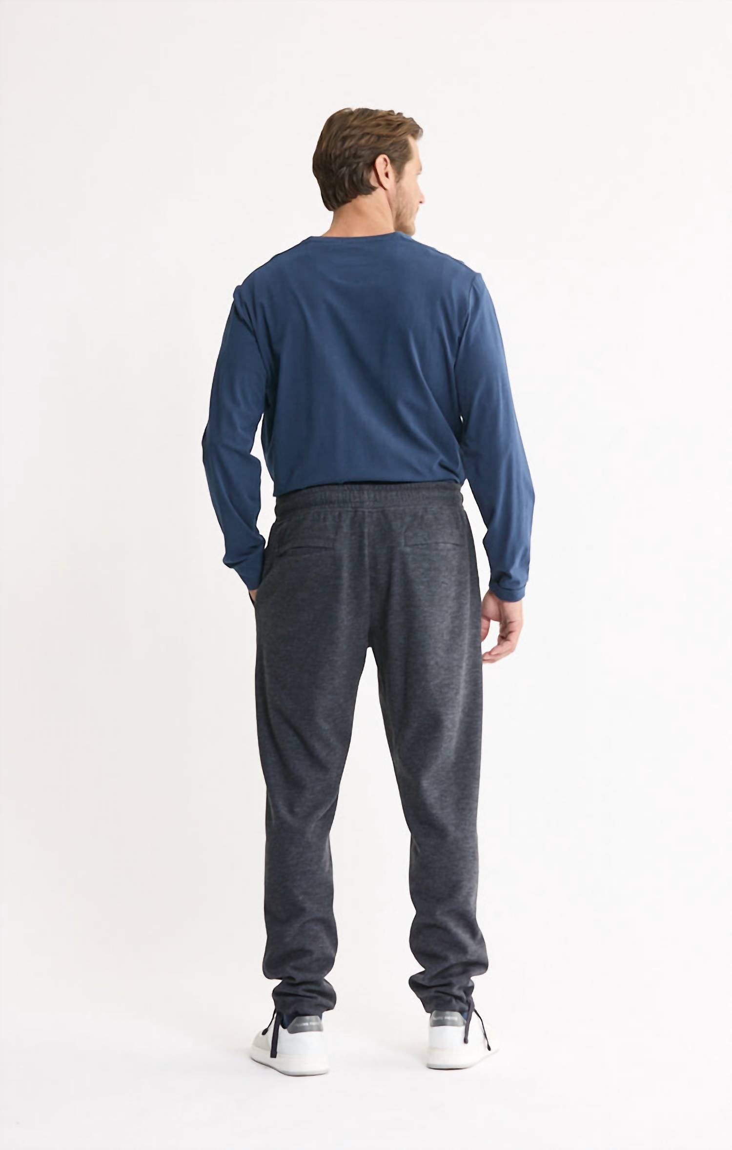 Jachs New York - Wool Blend Knit Jogger Pants