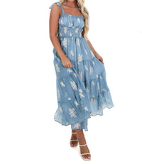 Ee:Some - Setting the Scene Embroidered Maxi Dress