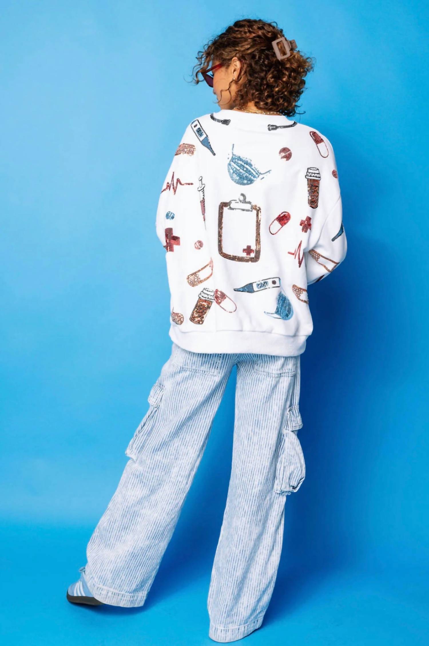 Queen Of Sparkles - Doctor Icon Sweatshirt