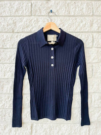 DEMYLEE New York Women's Luna Superfine Cashmere Sweater in blue - women's sweater