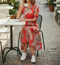 Dizzy-Lizzie - Montauk Tiger Midi Dress