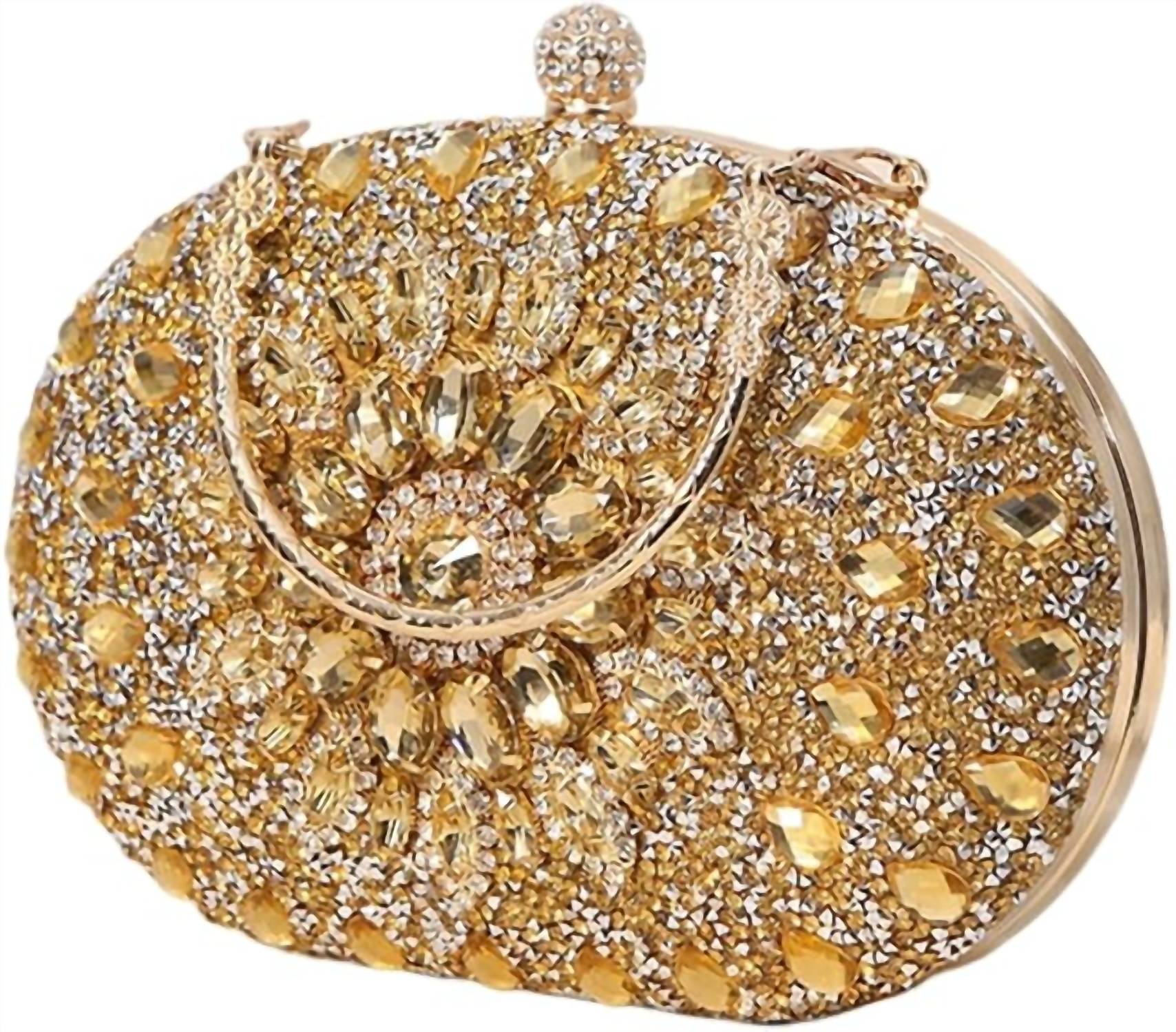 Ramla - Women's Infinity Gemstone Evening Clutch