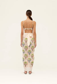 Agua By Agua Bendita - Lavanda Moriche Palm Printed Pareo