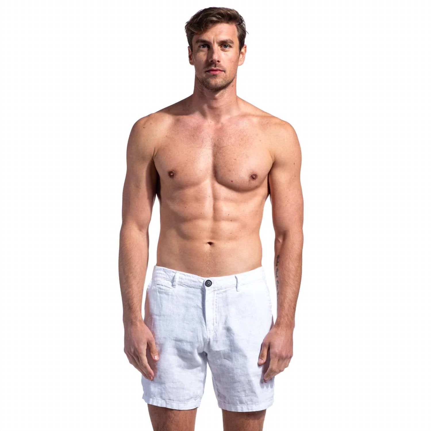 Eight X - Linen Slim Fit Shorts