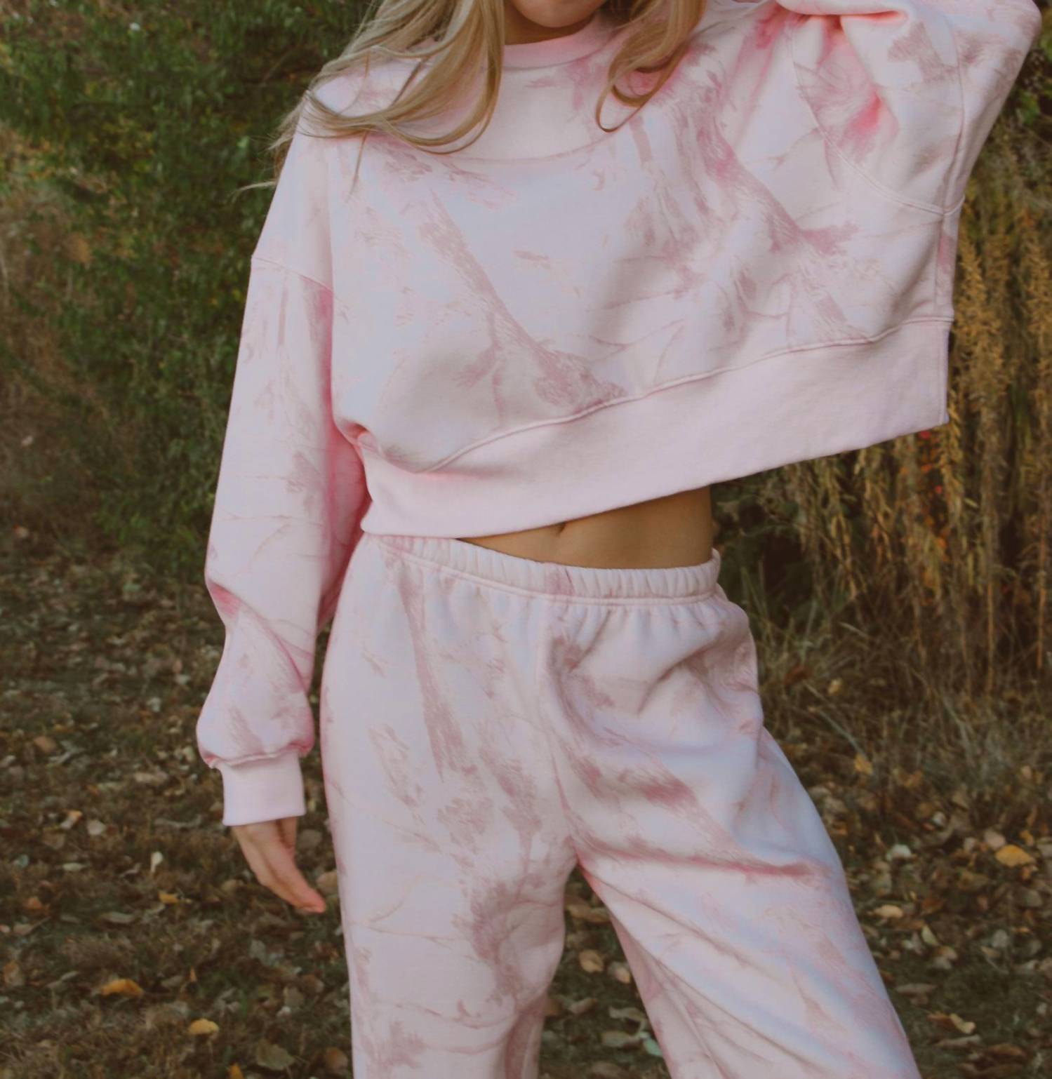 Tcec - Bubblegum Camo Pull-on Sweatshirt