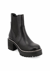 Mia Shoes - Women's Maria Chunky Heeled Bootie