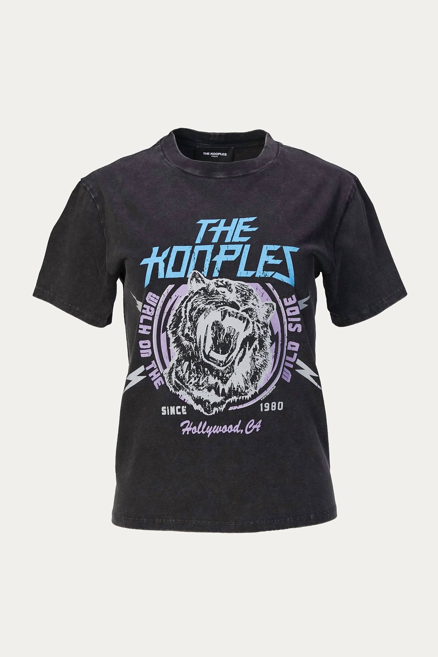 T-SHIRT WITH TIGER PRINT