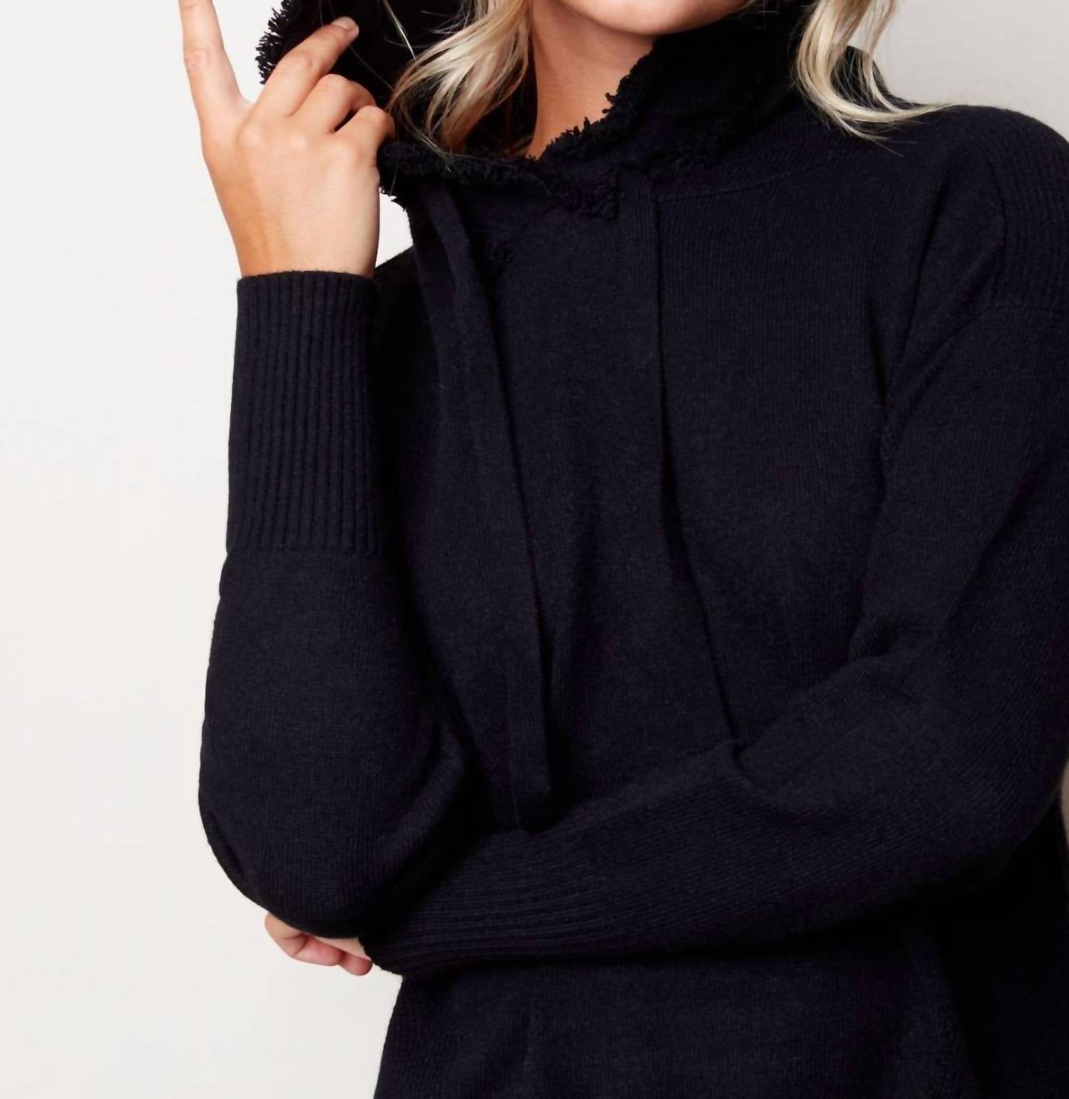 Charlie B - Frost Hoodie Sweater With Side Details