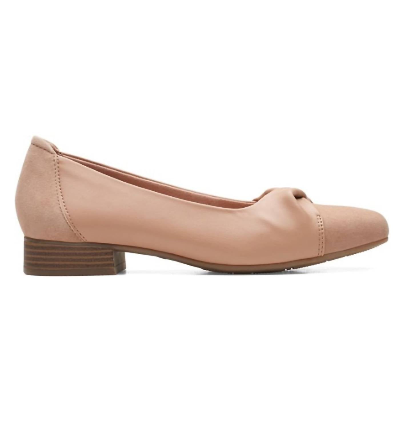 Clarks Women's Tilmont Dalia Ballet Flat in praline combi - women's flats - detail view