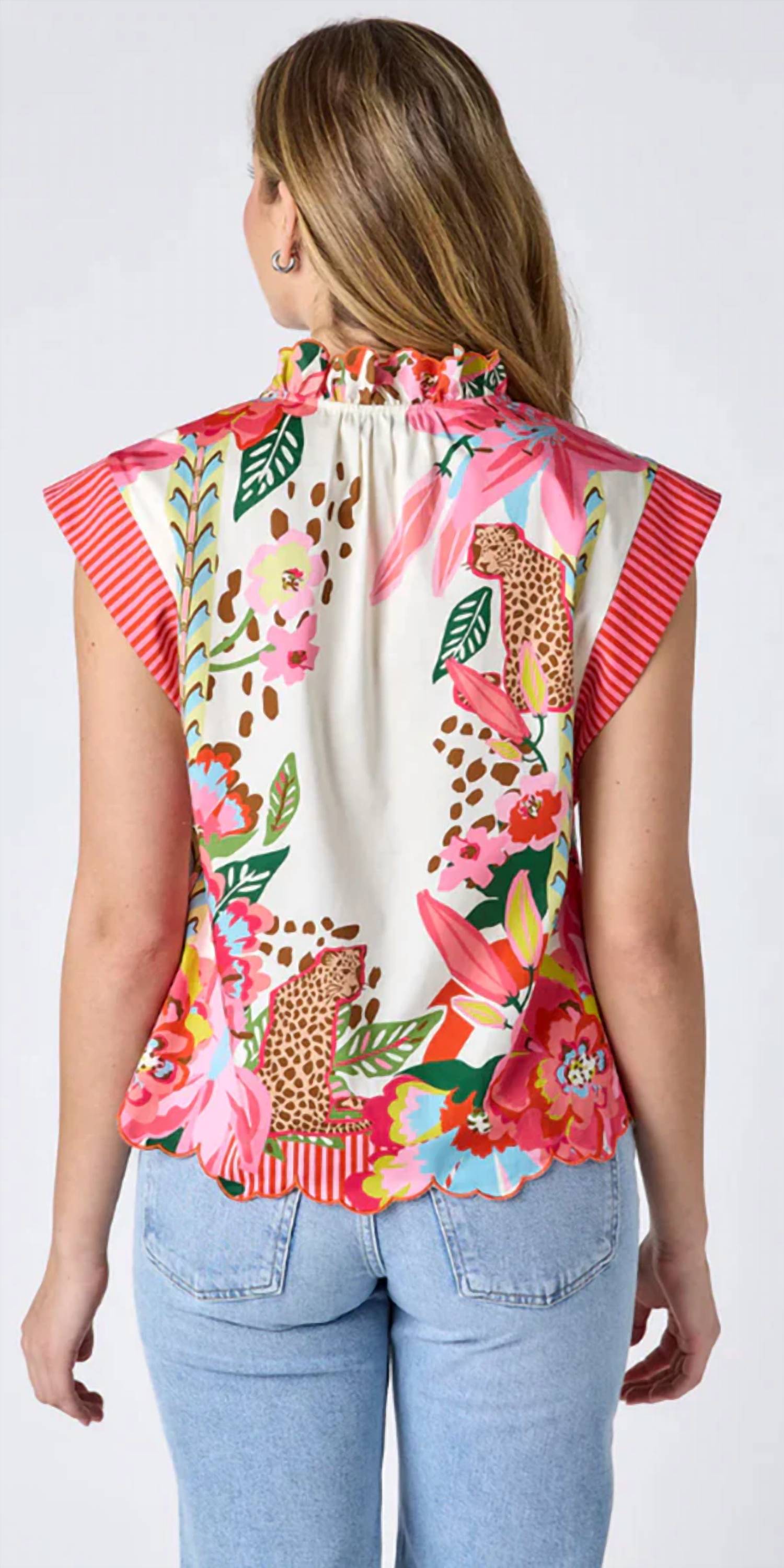 Crosby By Mollie Burch - Fritzy Cap Sleeves Top