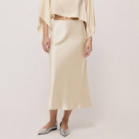 Ottod'Ame - Maxi Satin Skirt